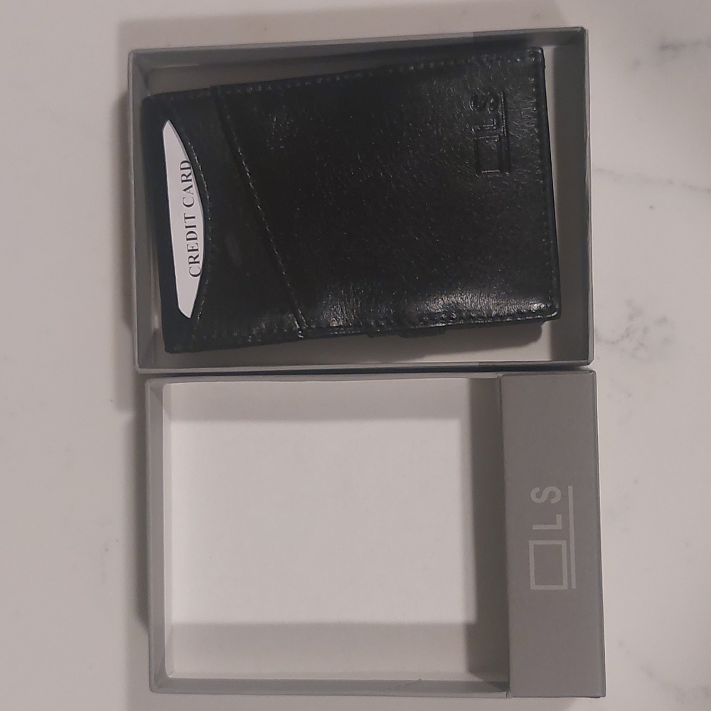 LS leather card wallet
